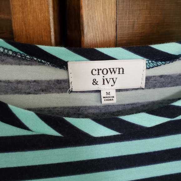 Blue stripe tunic top - Picture 2 of 3